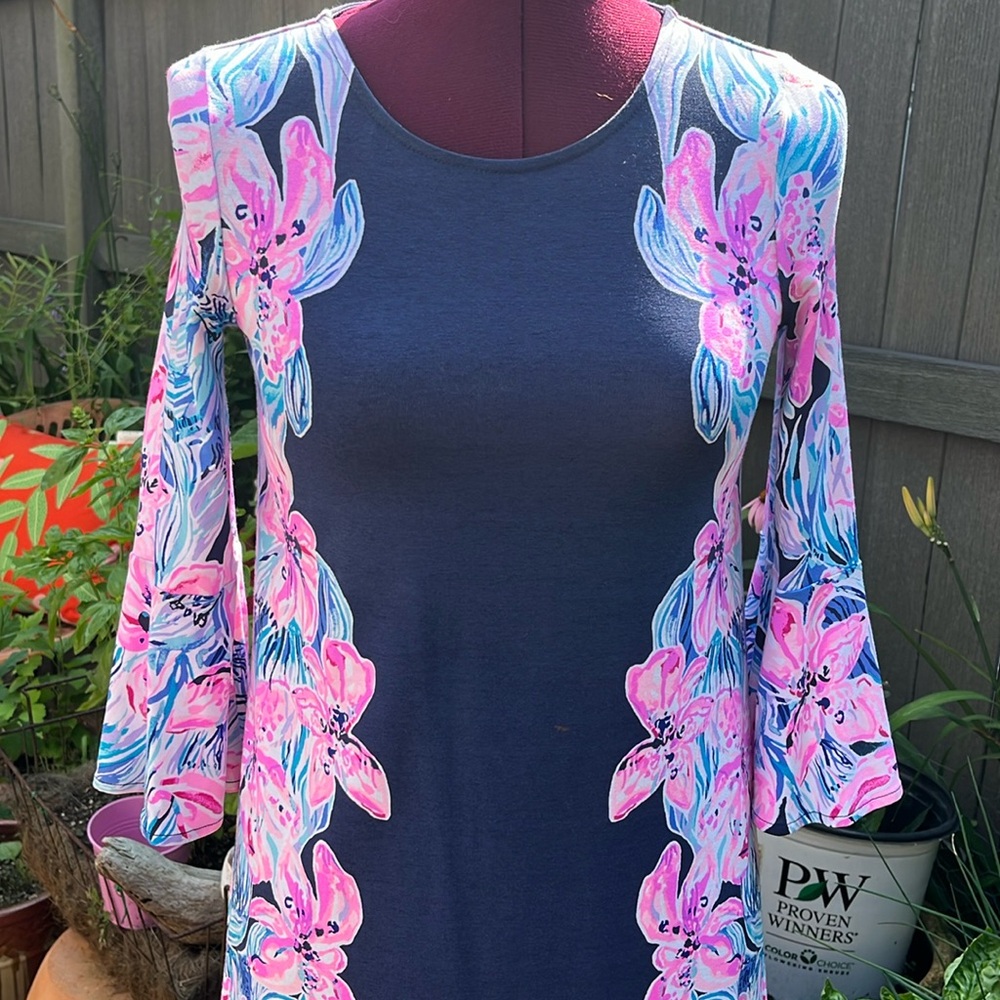 Lilly Pulitzer long sleeve floral dress xxs